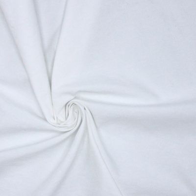 Tissu poly-coton blanc